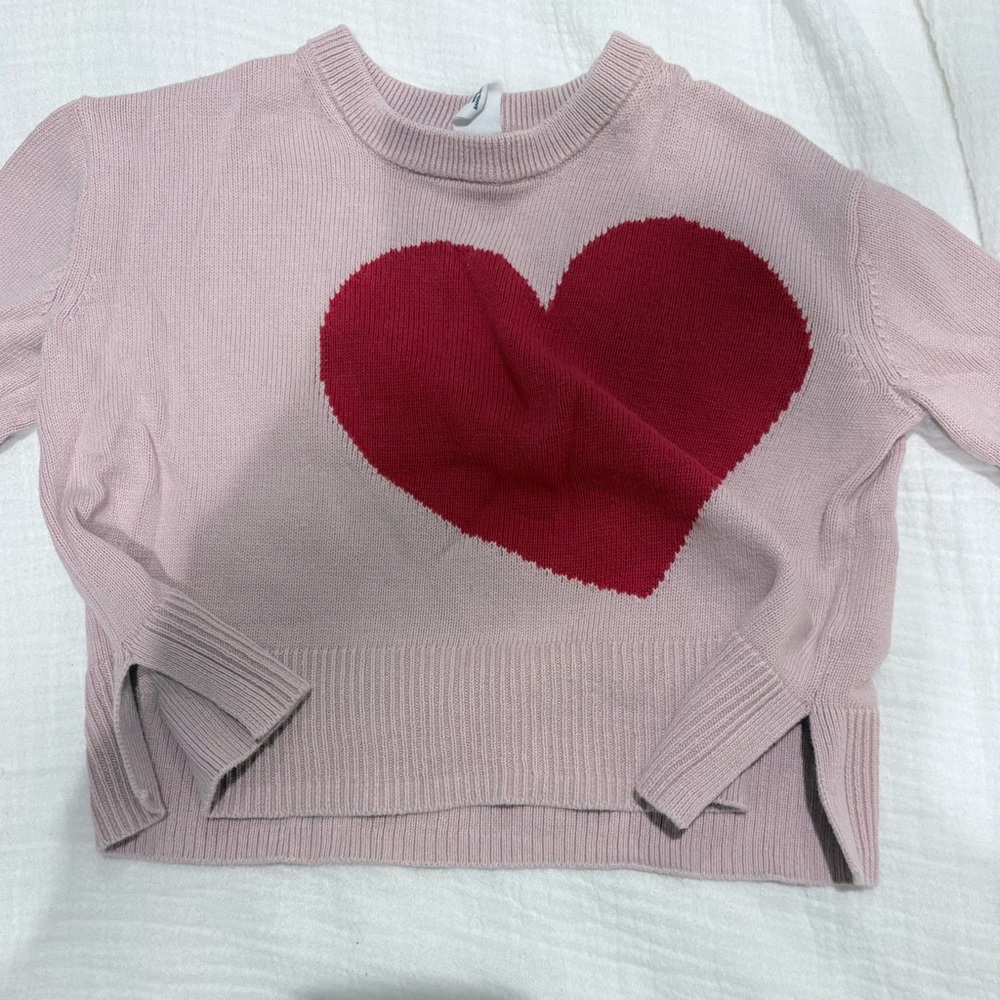 GAP Pink and Red Toddler Sweater